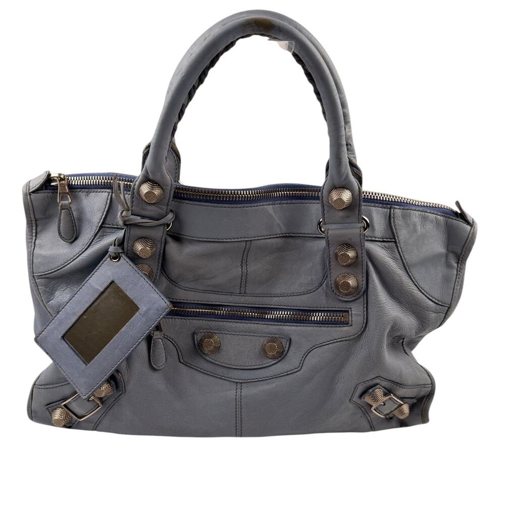 Balenciaga Ardoise Lambskin Leather Giant 21 Work Bag